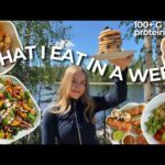 what I eat in a week | healthy & high protein meals | simple recipes