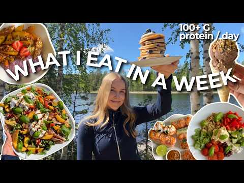 what I eat in a week | healthy & high protein meals | simple recipes