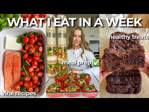 WHAT I EAT IN A WEEK: Meal Prep, Healthy & Easy Recipes, 100 g Protein