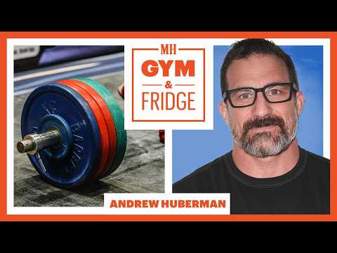 Andrew Huberman Shows Off His Gym & Fridge | Gym & Fridge | Men's Health