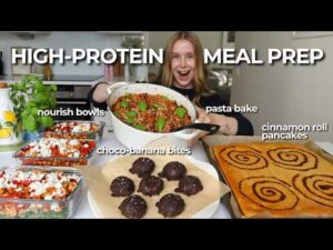 Easy & High-protein Meal Prep for Fall | 100 G protein | Cozy Recipes