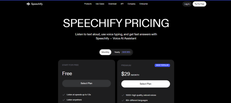 Is Speechify’s Pricing a Game-Changer or Just Another Expense? Discover the Truth Behind Its Plans and Value!
