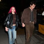 Adéla’s Bold Red Leather Look Crashes — See How She Effortlessly Flipped the Script After the Party