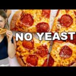 HEALTHY PIZZA NIGHT! How to Make a Cottage Cheese Crust (It's Delicious!)