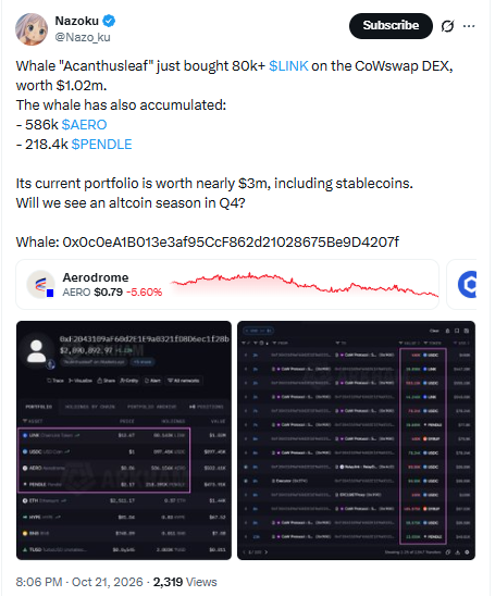 Is Chainlink’s $1.02M Whale Buy the Quiet Signal Wall Street’s Been Waiting For—or Just Another Hail Mary?