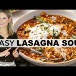 ONE POT LASAGNA SOUP | Healthy, High Protein Comfort Food!