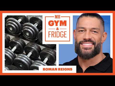 Roman Reigns Shows Off His Gym & Fridge | Gym & Fridge | Men's Health