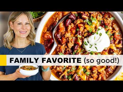 THE BEST TURKEY CHILI Quick & Easy!