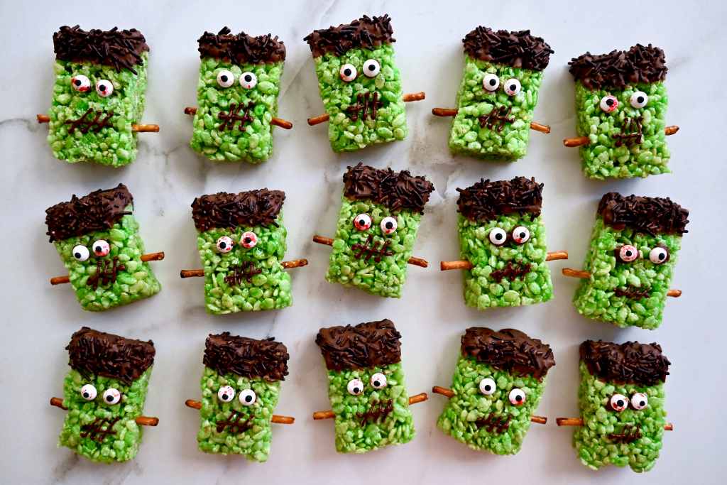 You Won’t Believe How Just a Taste’s Kelly Senyei Transforms Classic Halloween Treats Into Irresistibly Cute Frankenstein Snacks!